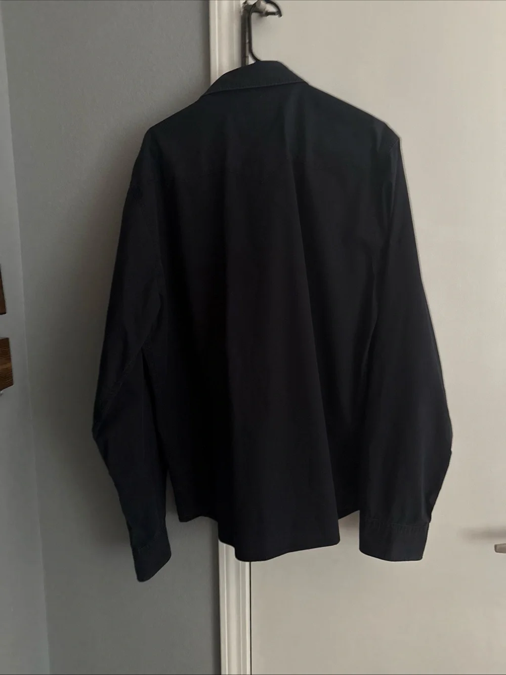 True Religion Black Men’s 2XL Pearl Snap Western Cotton Long Sleeve Shirt